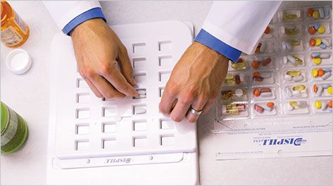 Dispill multi-dose packaging