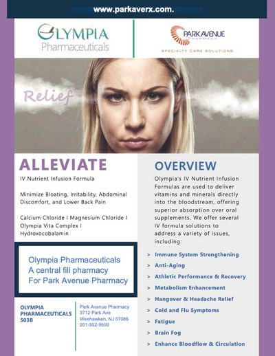 Alleviate IV Kit flyer